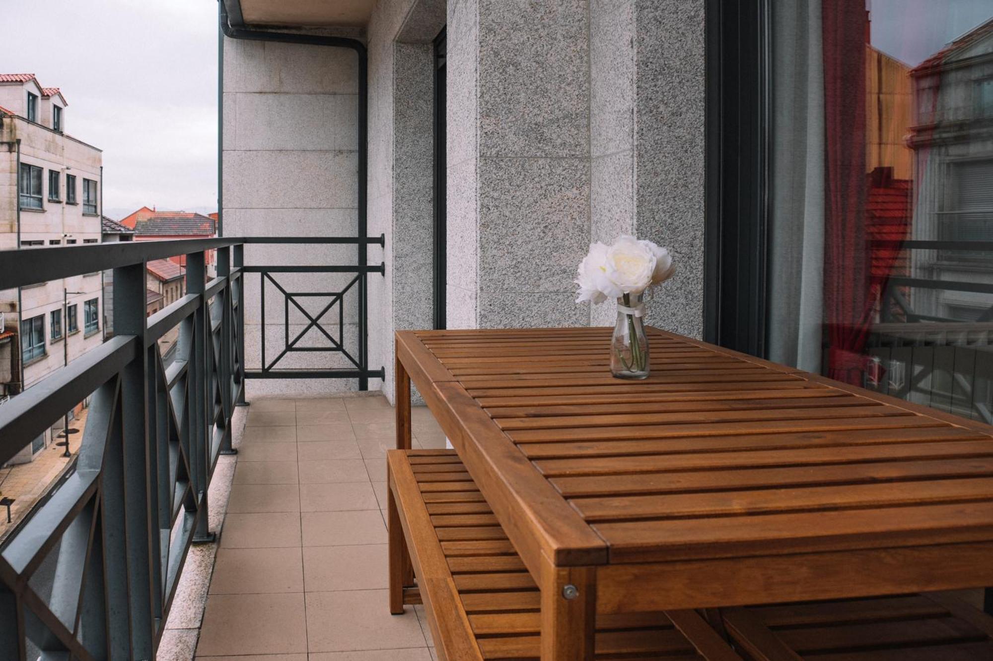 Precioso apartamento familiar en segunda linea. Moaña Exterior foto